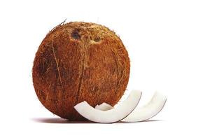 kokosnöt med skivor