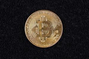 bitcoin svart bakgrund foto