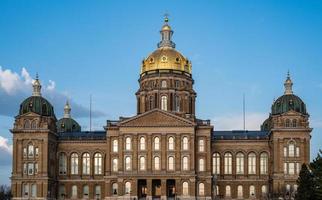 iowa stat capitol i des moines foto