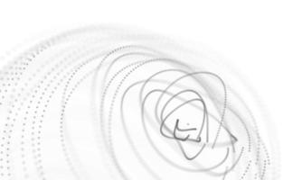 abstrakt vit geometrisk bakgrund . förbindelse strukturera. vetenskap bakgrund. trogen teknologi hud element . anslutning prickar och rader . stor data visualisering och företag . foto