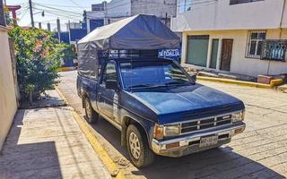 puerto escondido oaxaca mexico 2022 olika mexikansk plocka upp lastbilar bilar 4x4 av vägen fordon Mexiko. foto