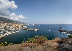 hamnen i Bastia på Korsika foto