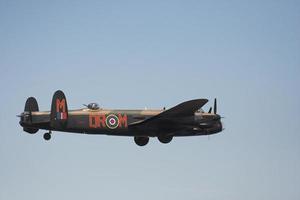 Lancaster under flygning foto