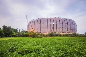 jakarta, indonesien - januari 05, 2022, jakarta internationell stadion, en fotboll stadion belägen i papanggo, tanjung priok, jakarta, Indonesien. foto