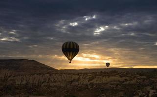varmluftsballong, cappadocia kalkon