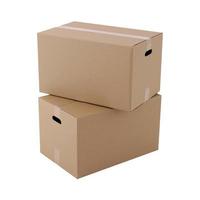 3d kartong låda eller förpackning foto