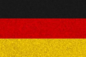 flagga av Tyskland på Frigolit textur foto