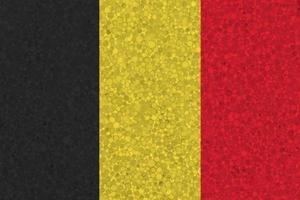 flagga av belgien på Frigolit textur foto