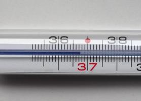 kropp temperatur termometer foto