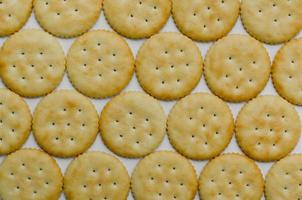 crackers mönster för mat bakgrund foto