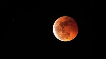 de lunar förmörkelse. fotograferad blod måne foto