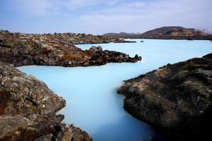 blå lagun, Island foto