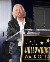 los angeles - okt 16 - herr richard branson på de herr richard branson stjärna ceremoni på de hollywood promenad av berömmelse på oktober 16, 2018 i los angeles, ca foto