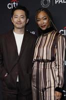 los angeles - mar 24 - steven yun, sonequa martin-grön på de paleyfest - stjärna vandra - upptäckt och de skymning zon händelse på de dolby teater på Mars 24, 2019 i los angeles, ca foto