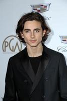 los angeles - jan 20 - timotee chalamet på de producenter gille utmärkelser 2018 på de beverly hilton hotell på januari 20, 2018 i beverly kullar, ca foto