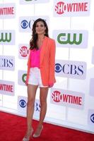 los angeles, juli 29 - daniela ruah ankommer på de cbs, cw, och showtime 2012 sommar tca fest på beverly hilton hotell intilliggande parkering massa på juli 29, 2012 i beverly kullar, ca foto