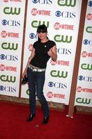 los angeles, aug 3 - pauley perrette anländer på de cbs tca sommar 2011 Allt stjärna fest på robinson Maj parkering garage på augusti 3, 2011 i beverly kullar, ca foto