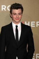 los angeles, dec 11 - Chris colfer ankommer på de 2011 cnn hjältar utmärkelser på helgedom hörsal på december 11, 2011 i los angeles, ca foto