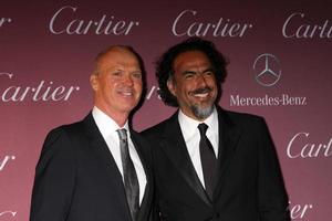 los angeles, jan 3, michael keaton, alejandro gonzalez inarritu på de handflatan fjädrar filma festival gala på en konvent Centrum på januari 3, 2014 i handflatan fjädrar, ca foto