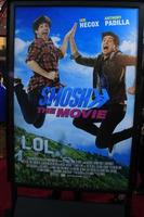 los angeles, juli 22 - smosh - de film affisch på de smosh - de film premiär på de by teater på juli 22, 2015 i Westwood, ca foto