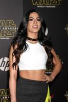 los angeles, dec 14 - emeraude toubia på de stjärna krig - de tvinga vaknar värld premiär på de hollywood och högland på december 14, 2015 i los angeles, ca foto