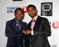 los angeles, sep 13 - socker shane mosley, shane mosley jr på de 5:e årlig ansikte framåt- gala på biltmore hotell på september 13, 2014 i los angeles, ca foto