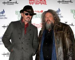 los angeles, nov 30 - Tommy flanagan, mark boone junior på de 2014 hollywood jul parad på de hollywood boulevard på november 30, 2014 i los angeles, ca foto