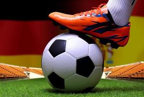 fotboll kopp konkurrens mellan de nationell tysk och nationell spänna. foto