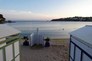 sant pol strand i s'agaro katalansk costa brava, Spanien foto