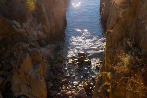 costa brava i de stad av s'agaro foto