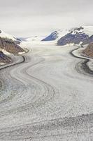 ser upp ett alpina glaciär foto