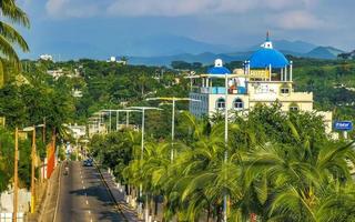 puerto escondido mexico oaxaca mexikansk 2022 skön stad och marinmålning landskap panorama och se puerto escondido Mexiko. foto