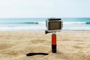 verkan kamera på de strand foto