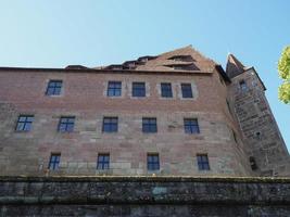 nuernberger burg slott i nuernberg foto