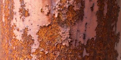 bakgrund med rost, brun rostig järn textur foto