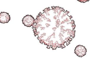 digital illustration korona virus covid-19 pandemi foto