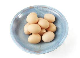 en skål av ägg foto