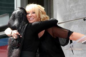 kristall gayle, tanya tucker på de hollywood promenad av berömmelse stjärna ceremoni för kristall gayle på vin, bara norr av solnedgång blvd los angeles, ca oktober 2, 2009 foto