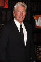 richard gere anländer på de kritiker s val utmärkelser på de santa monica medborgerlig Centrum, i santa monica, ca på januari 8, 2009 foto