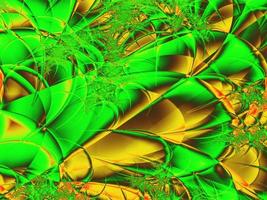 abstrakt grön gul mönster, Färg grafik, bakgrund, design foto