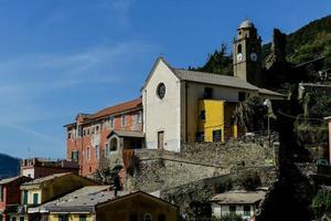 små stad i de cinque terre område i liguria, Italien foto