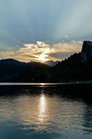 landskap i Slovenien, Europa foto