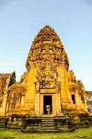 gammal buddist tempel i öst Asien foto