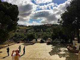 utsikt över jerusalem i israel foto