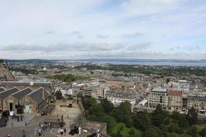 en panorama- se av edinburgh foto