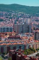 stadsbild från bilbao city, baskien, spanien, resmål foto