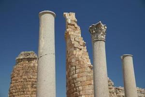 hellenistisk Port i perge gammal stad i antalya, turkiye foto