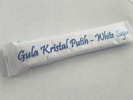 jakarta, indonesien i oktober 2022. detta är vit kristall socker pinne. foto