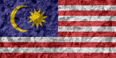 malaysia flagga textur som en bakgrund foto