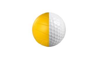 golf och volleyboll koncept foto